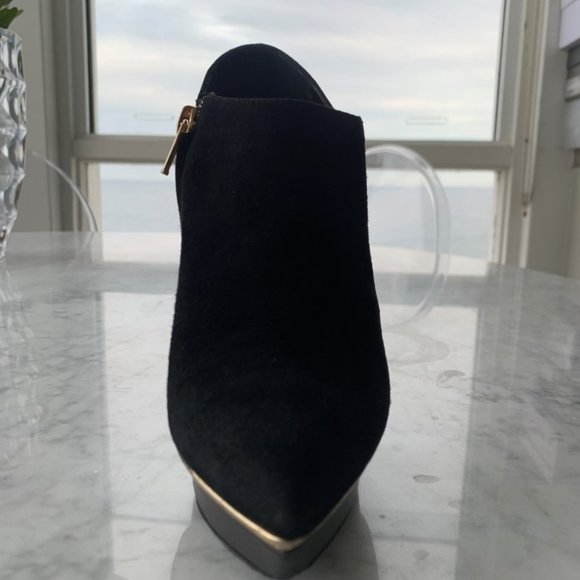 Saint Laurent suade boots